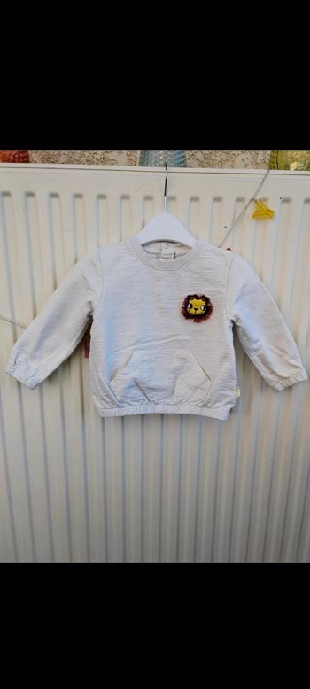 💙Sweat beige 18-24 mois Wild Nature
