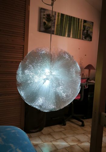 Lampe à fibres optiques 