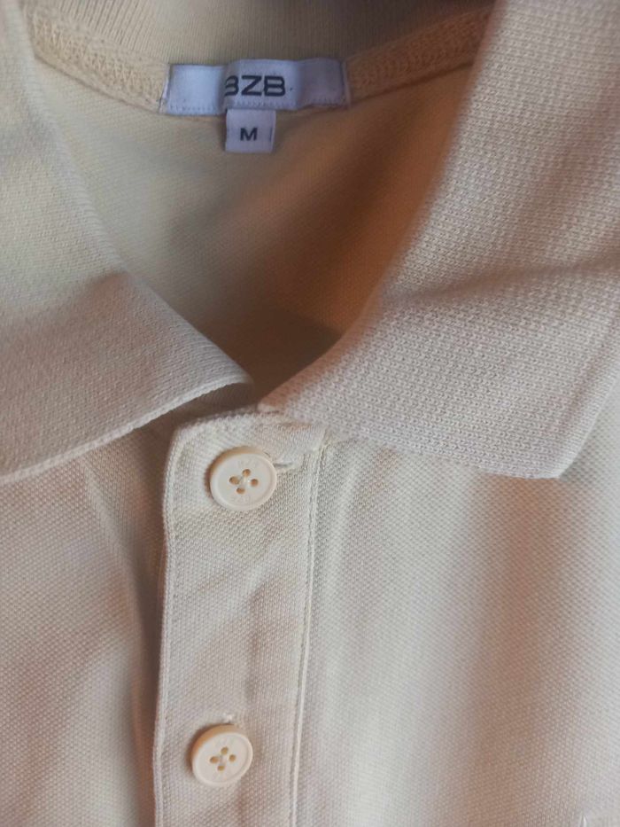 Polo jaune taille M BZB - photo numéro 5