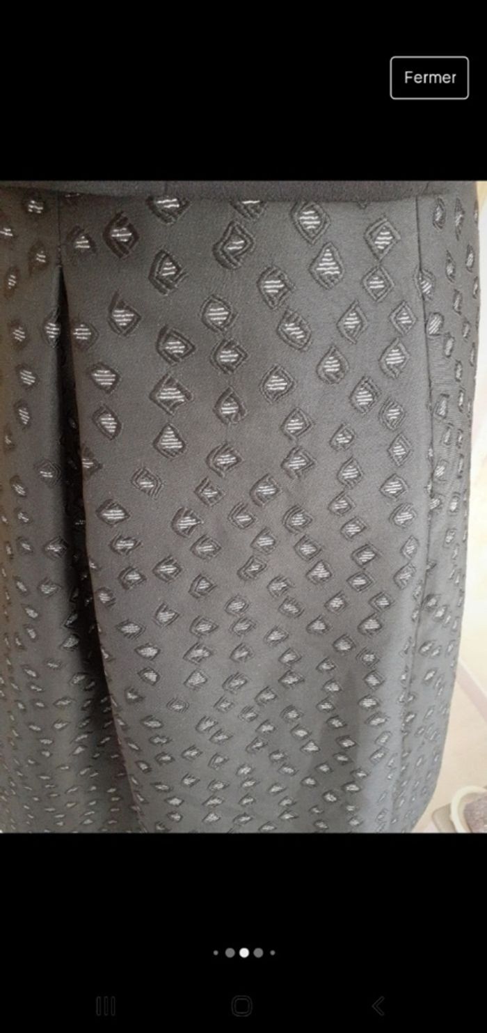 Jolie robe de soirée Morgan t 36 noire argentee - photo numéro 6