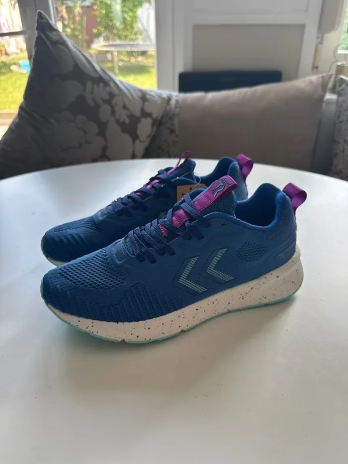 Baskets Hummel Taille 42 – Bleu / Blanc – Running Confort - photo numéro 5