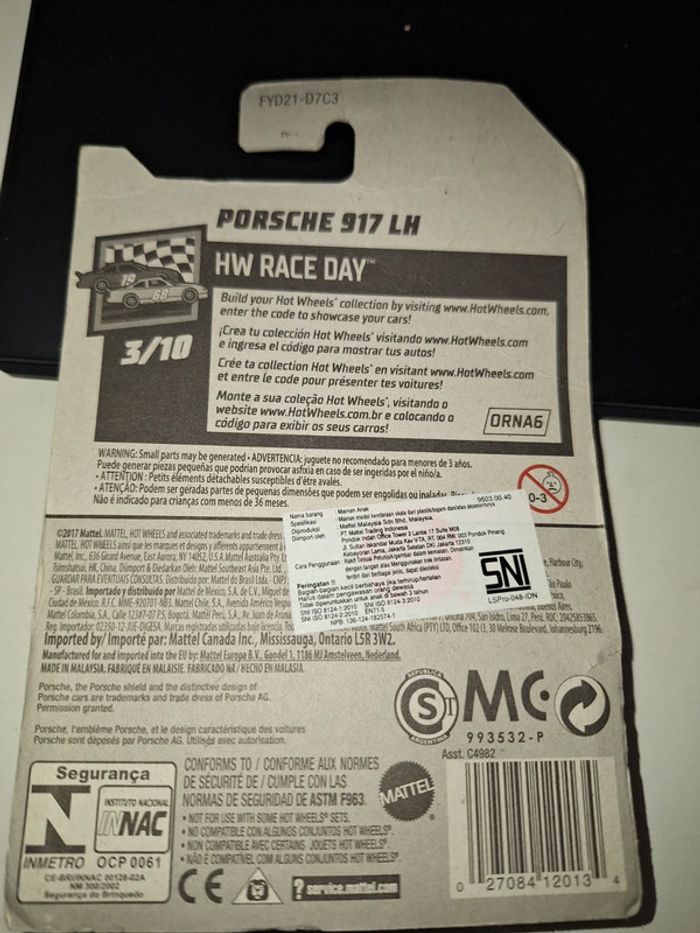 Porsche 917 LH hot wheels - photo numéro 2