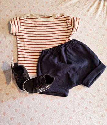 Ensemble petit bateau 6 mois