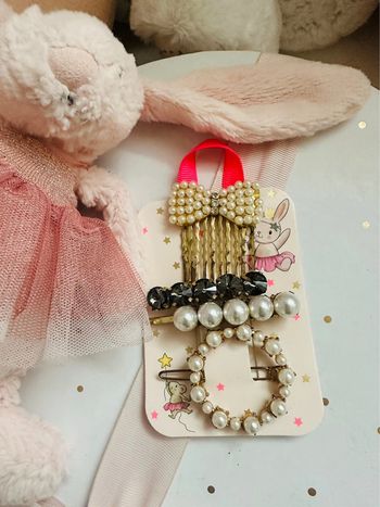 Lot magnifiques barrettes cheveux