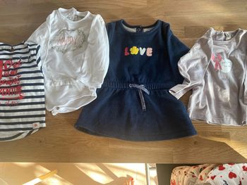 Lot fille hiver 9 mois