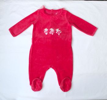 Pyjama velours Sergent Major 9 mois