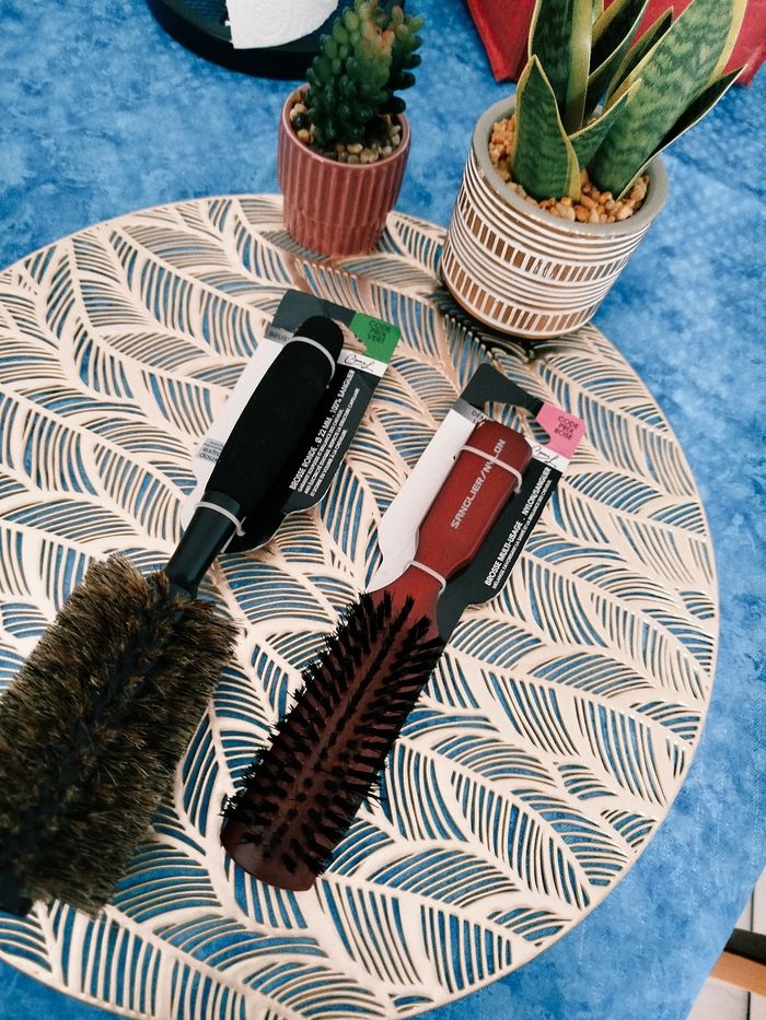 Lot 2 brosses bois naturel C pour L - photo numéro 9