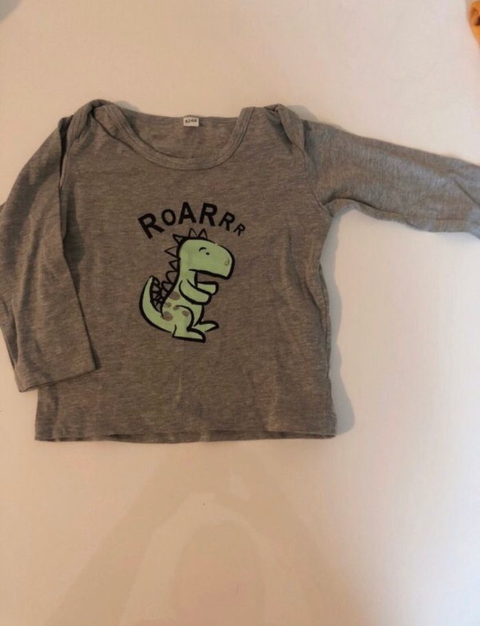 T-shirt manche longue - 6 mois