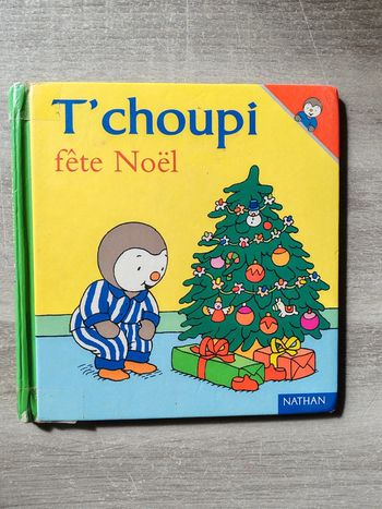 Livre T'choupi fête Noël