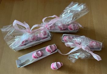Petites figurines landau rose