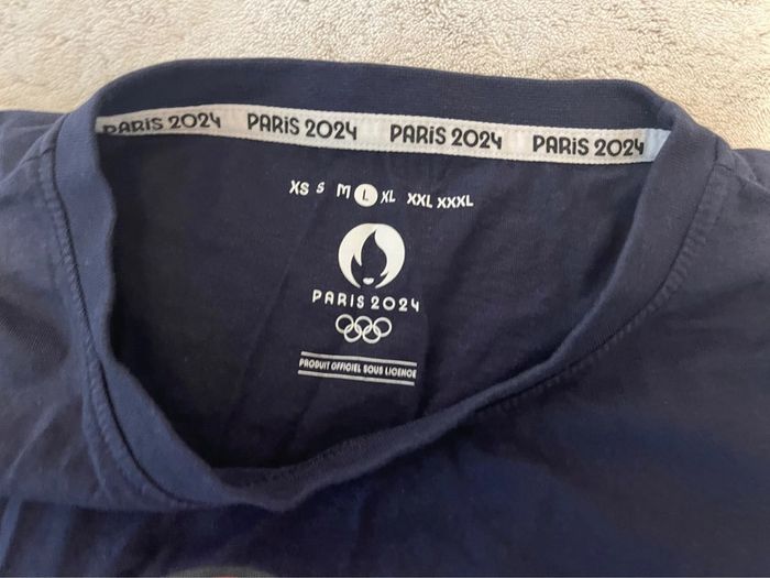 T-shirt officiel JO Paris 2024 - T. L - photo numéro 4
