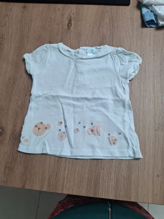 Lot 2 tee shirt été obaibi 18 mois - photo numéro 4