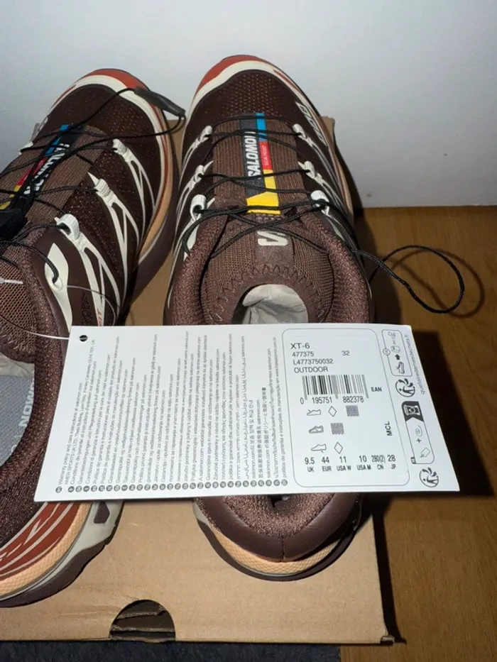 Salomon XT-6 Marron, Beige Rosted Clay / Burnt Ochre / Almond milk - photo numéro 8