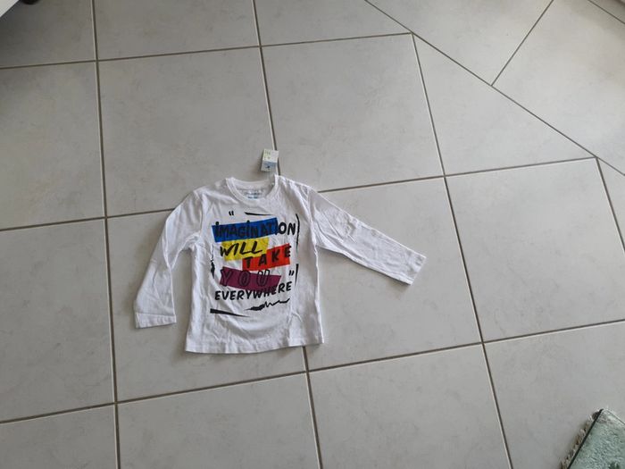 T-shirt ml garçon 4/5 ans Neuf LC