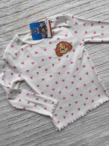 Top manches longues pat patrouille neuf avec étiquette taille 6 ans 