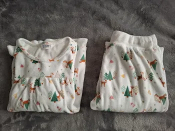 Pyjama Noël velours TAO 12 ans