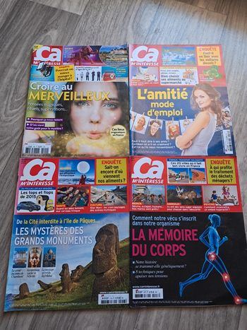 Lot de 4 magazines ça m’interesse