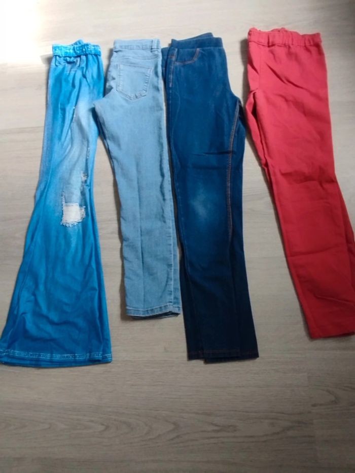Lot de 7pantalons fille 10ans - photo numéro 2