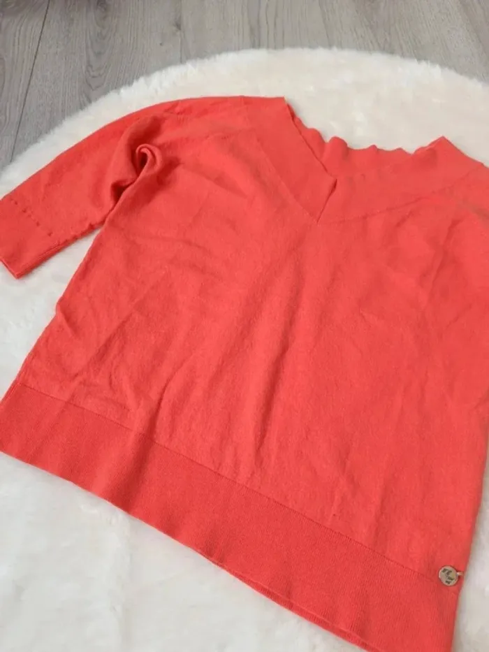 🧡 Pull léger corail Jean Paul - Taille XL - photo numéro 5