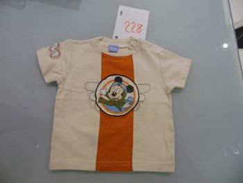 t-shirt 6 mois manche court disney mickey