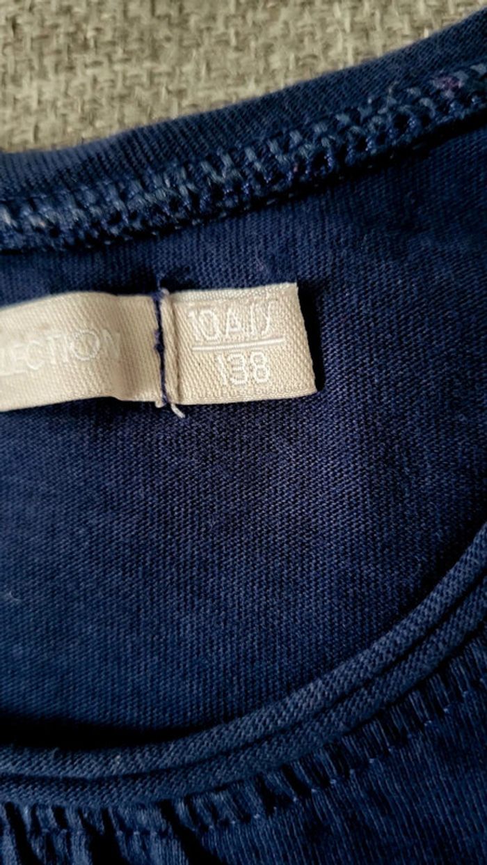 🟣 10 ans Tee Shirt Coeur Brillant 🟣 - photo numéro 5