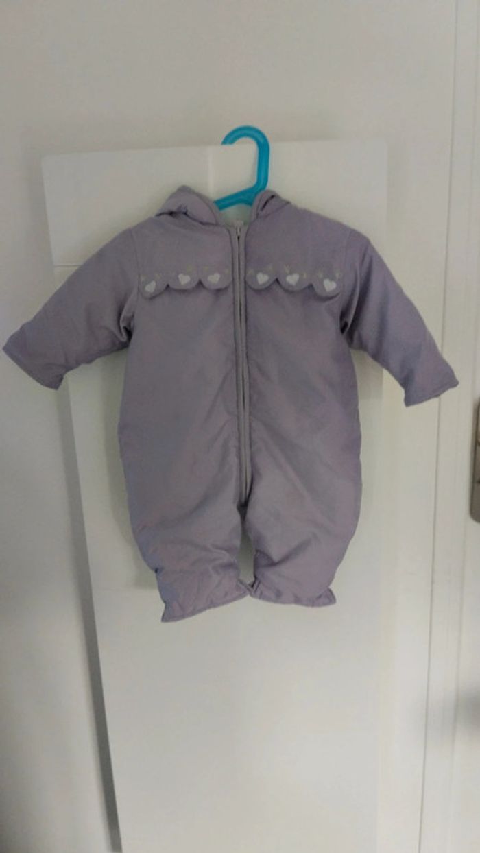 Combinaison chaude bébé fille