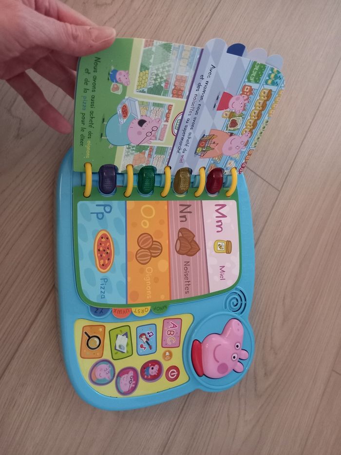 Livre jeu éducatif Peppa Pig marque Vtech. - photo numéro 2