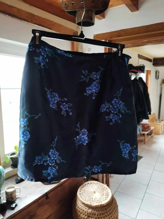 jupe bleu nuit - photo numéro 4