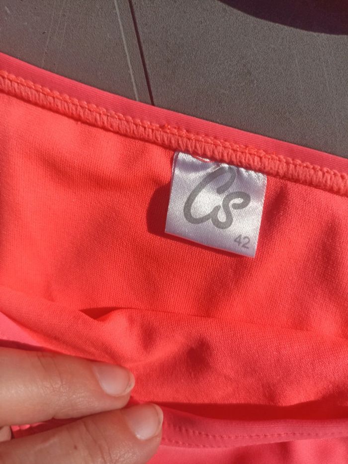 Maillot deux pièces rouge taille 42 - photo numéro 2