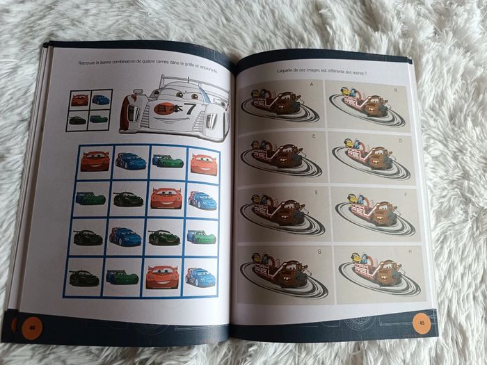 NEUF Mon livre de jeux et de coloriages avec stickers Cars 2 _ Disney X Pixar X Hemma - photo numéro 9