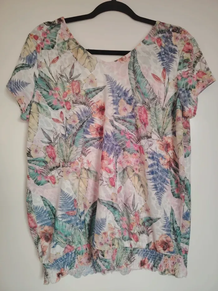 T shirt femme floral