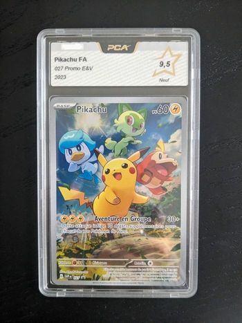 Pokémon carte Pikachu svp 027 promo PCA 9,5