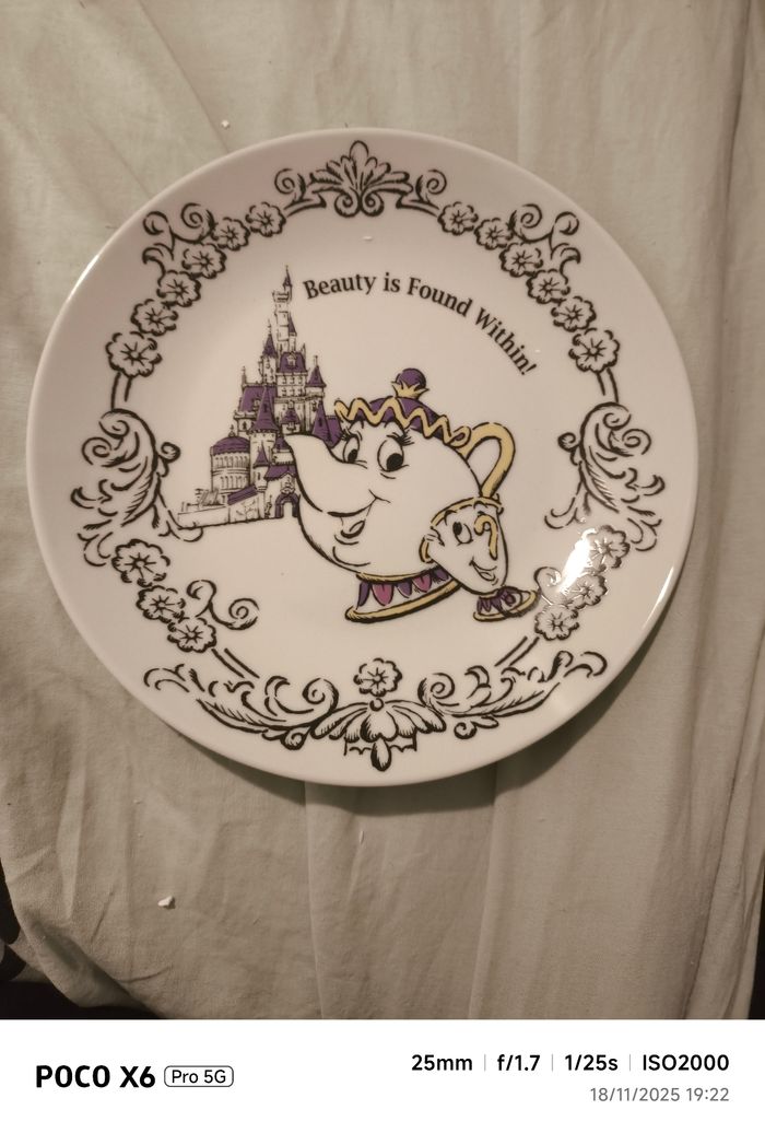 Assiettes la Belle et la Bête - photo numéro 6