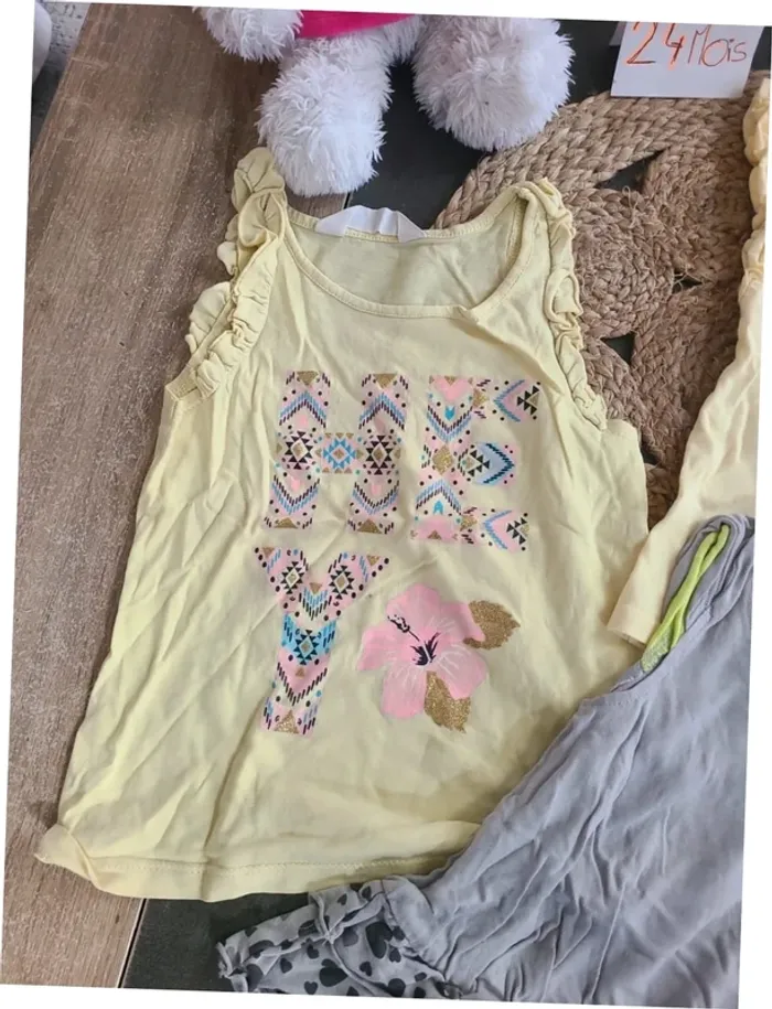 Lot t-shirts 2 ans - photo numéro 2