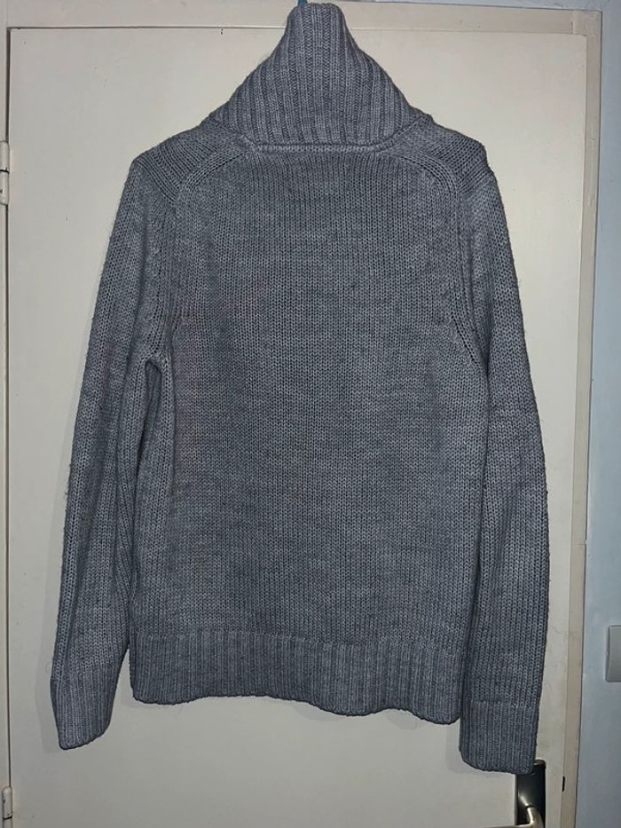Pull gris celio taille L - photo numéro 2