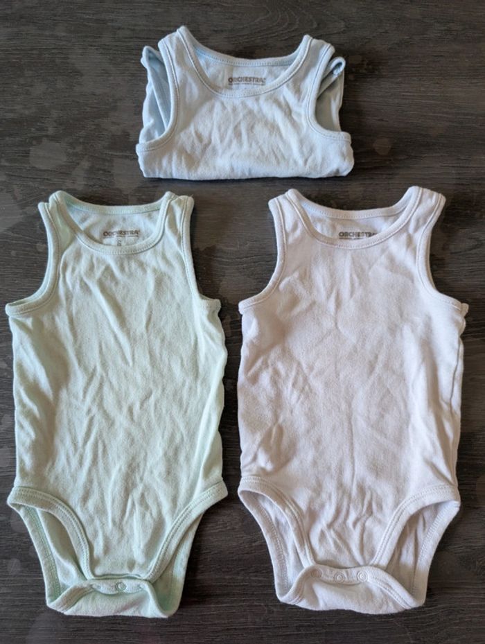 Lot de body à bretelles été