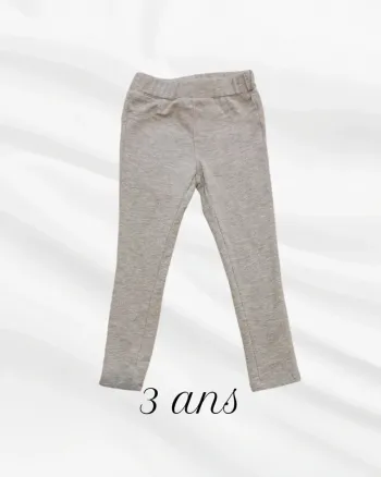 Jegging gris 3 ans