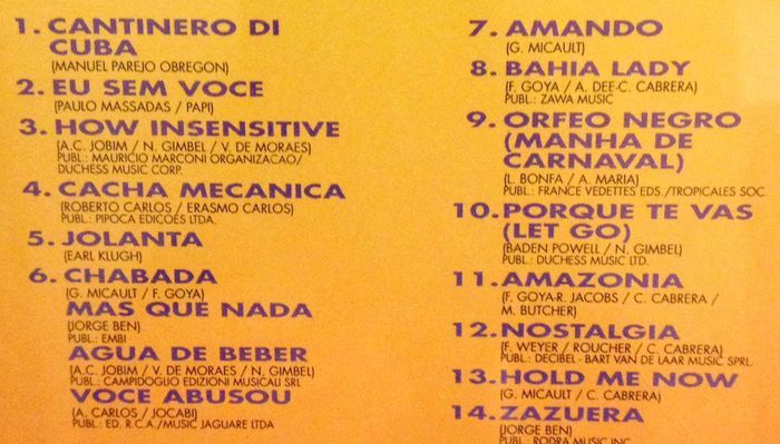 CD musique Goya et Carmina Bahia Lady - photo numéro 3