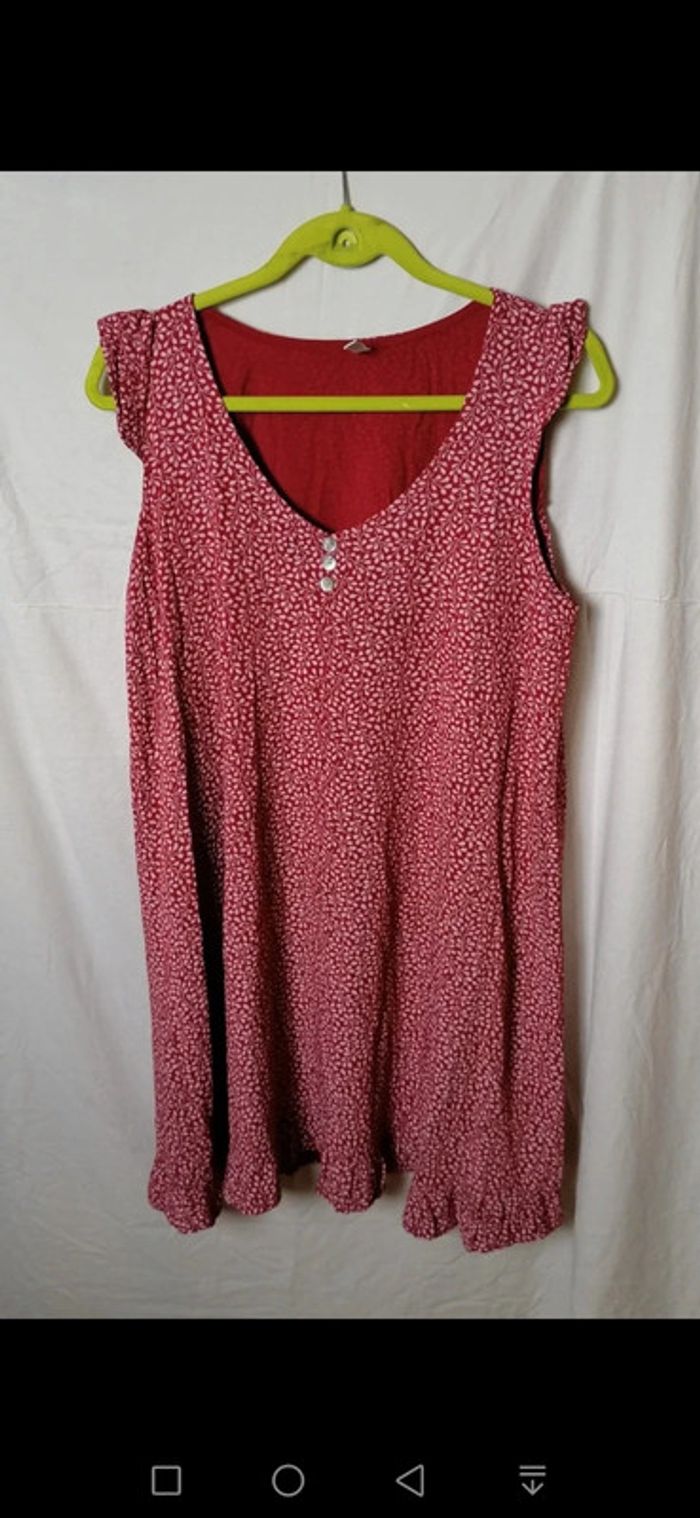 Robe mi-longue d'été fleurs Taille 3XL J. B Fashion - photo numéro 9