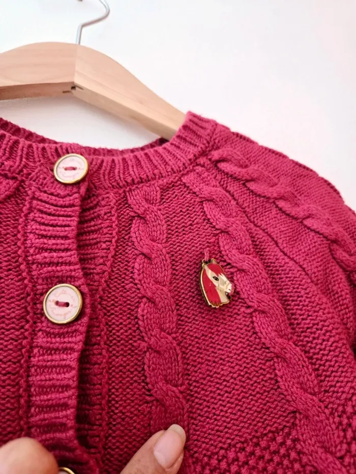 Gilet maille cheval - photo numéro 2