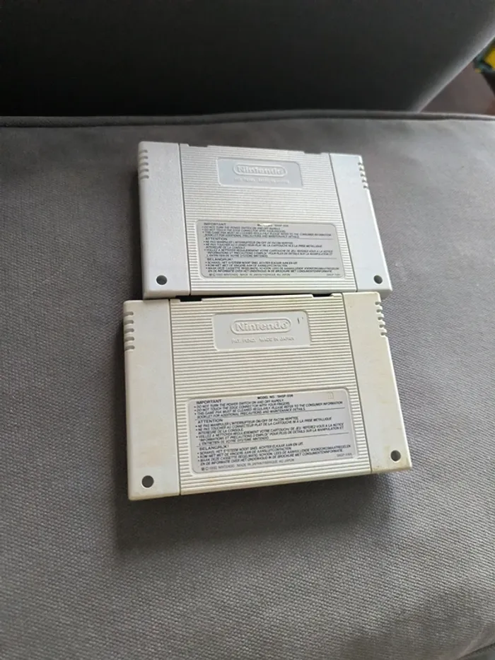 Lot de 2 jeux super nintendo - photo numéro 2