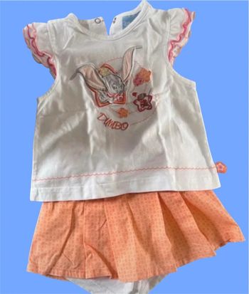Ensemble dumbo fille été 6 mois