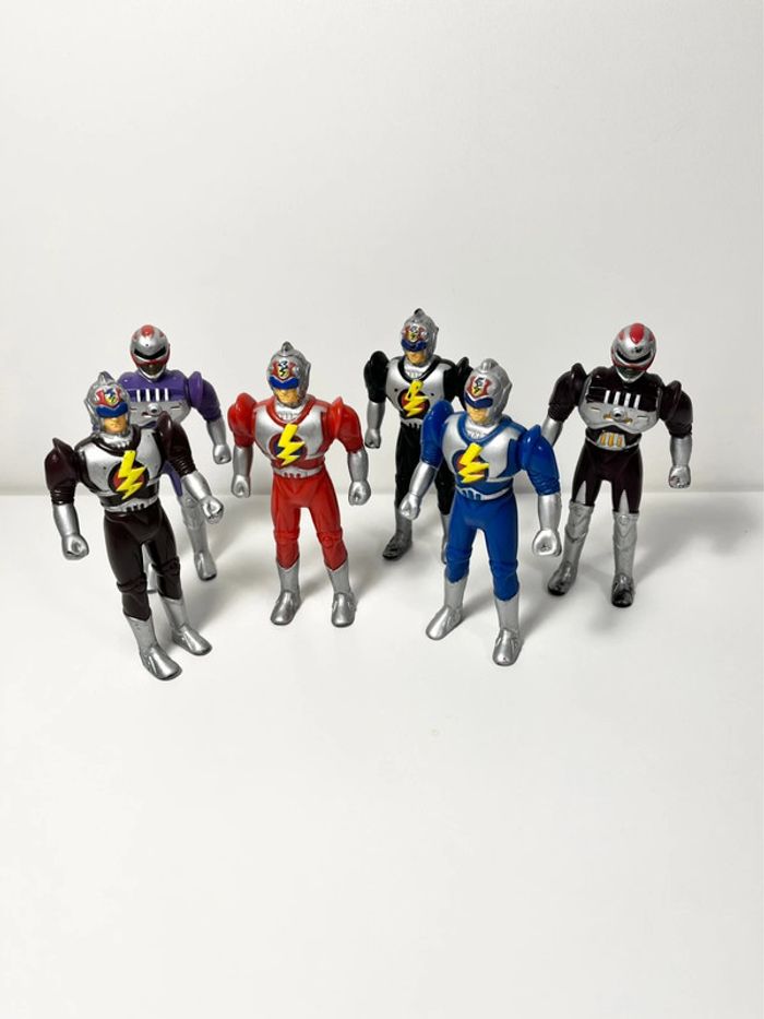 Lot 6 Figurines Vintage " Mega Power Fighter " 1994 - photo numéro 5