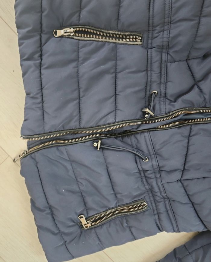 Doudoune cintrée Camaïeu marine taille S - photo numéro 8