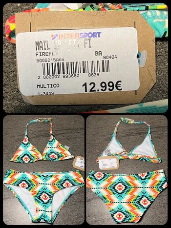 Maillot de bain 2 pièces 8 ans Firefly neuf et étiqueté