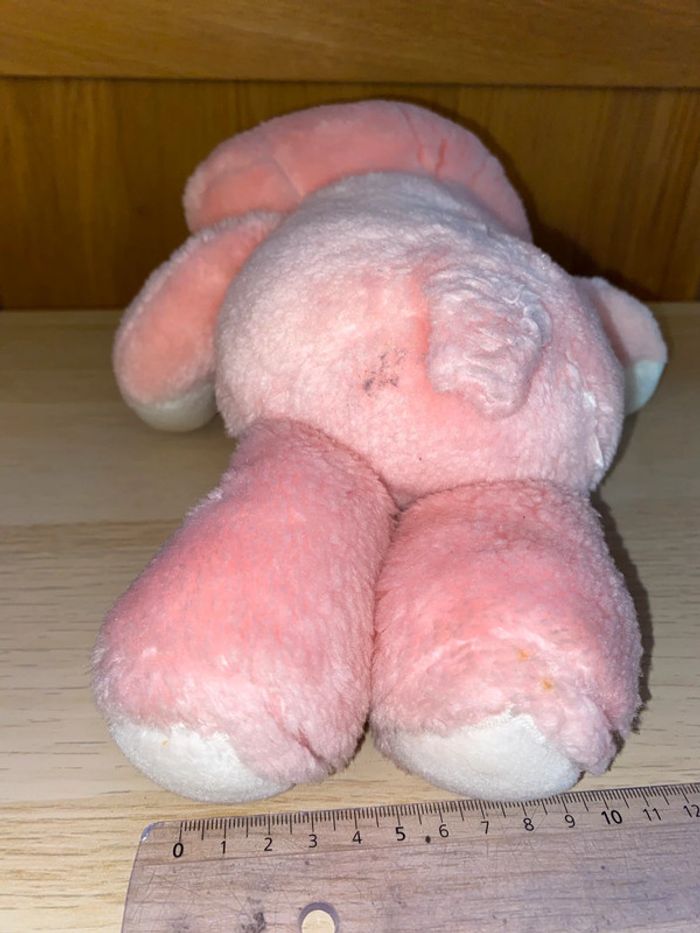 Peluche bisounours rose coeur kenner Care Bears groscheri 1983 - photo numéro 3