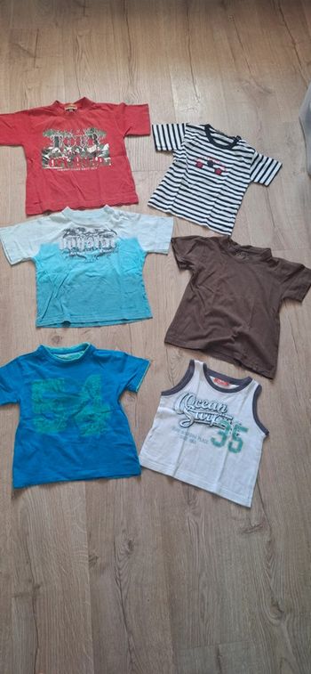 Lot 6 t-shirt 3ans (2neufs+4TBE)