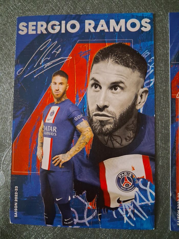 5 cartes joueurs PSG - photo numéro 2
