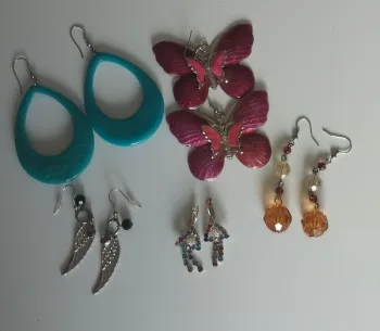 Lot boucles d'oreilles