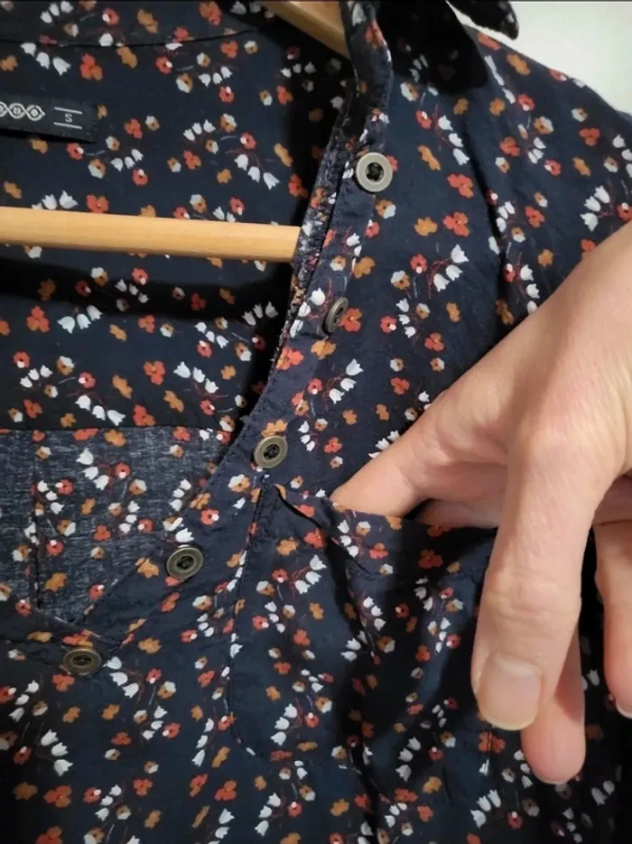 Blouse bonobo motif fleur - photo numéro 3